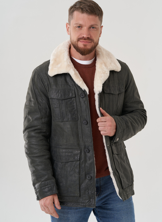 Куртка мужская из натуральной кожи 