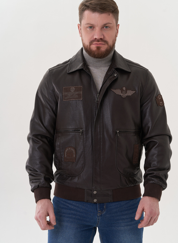 Мужская куртка из эко кожи