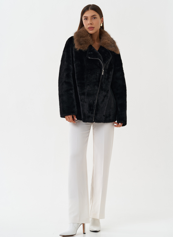 Куртка "косуха" из эко меха