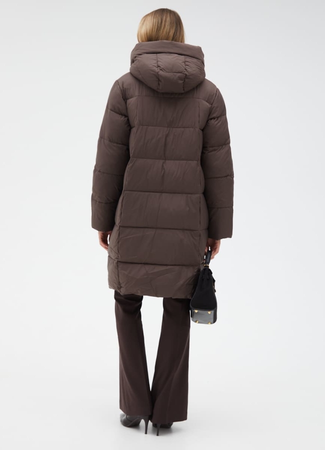 Пуховик женский с капюшоном модель № 31111 в кредит